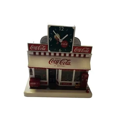 Danbury Mint Coca Cola Lighted Soda Fountain Clock No Power Chord • $80