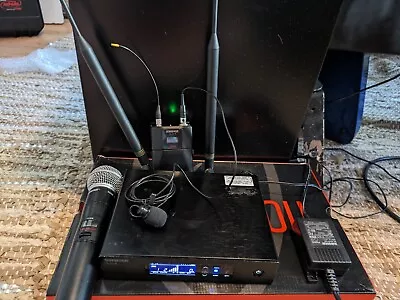 USED SHURE QLXD4 G50 Digital Wireless Receiver W/ HH And Lavalier  • $780