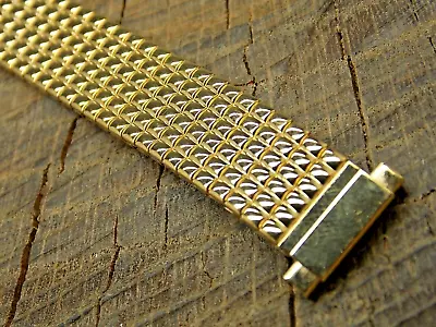 Hadley Roma Vintage Watch Band Gold Micron Plate Expansion 11mm-15mm NOS Unused • $24