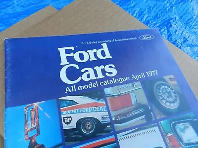 Ford Xc 1977 Ford Cars Catalogue/genuine Ford/super Rare!! Xc Coupe.. • $145