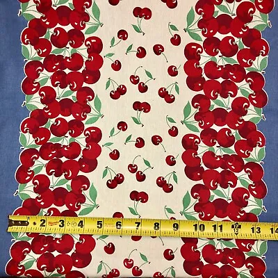 MODA 100% Cotton Toweling Fabric Very Cherry - 920-158 - 16 In Wide X 36 In • $6.95