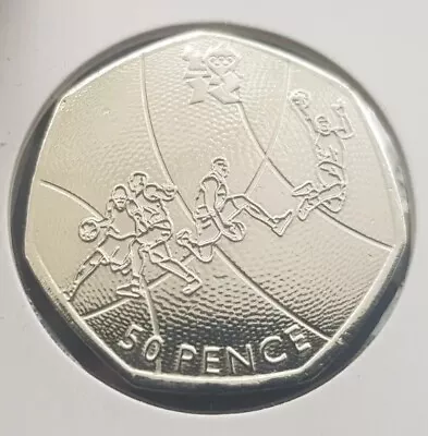 2011 Olympic Games BASKETBALL 50pence Coinin Great Condition  • £0.01