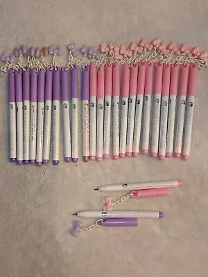 Vintage Little Twin Stars 1976 Pink And Purple Pens With Bow • $200