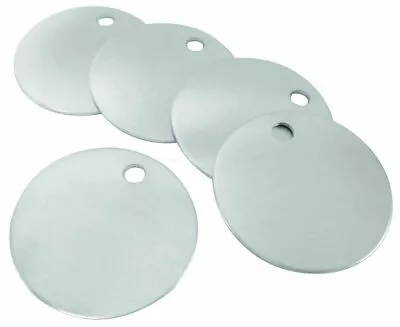 CH Hanson Metal Stamping Blanks - 1  Blank Tags With Holes Name & Pet Tags... • $23.99
