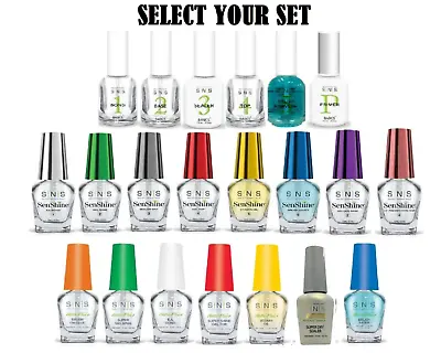 SNS Nail Systems Bases & Sealers - SenShine / Basics/ Nutri-Plus - SELECT SET • $43.42