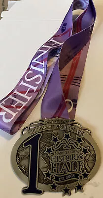 MARINE CORPS HISTORIC Half Marathon 2017 Running Medal FREDERICKSBURG VIRGINIA • $22.09