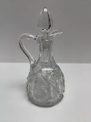 Antique EAPG Cruet With Top Lid • $14.99