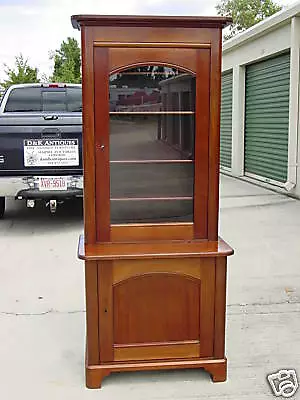 Choice Empire Single Door Mahogany China Display Cabinet  • $805.50