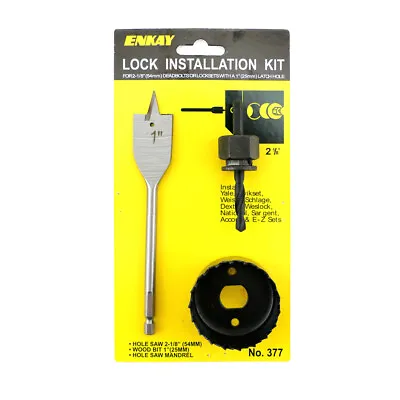 $4 • Buy Door Lock Installation Mortised Drill Kit Hole Saw