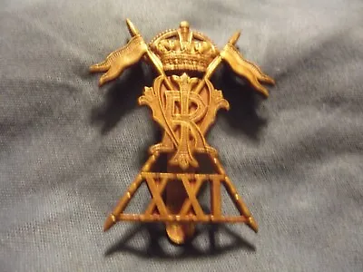  WW I British Cap Badge To The 21th Empress Of India Lancers 1901-22 • $9.99