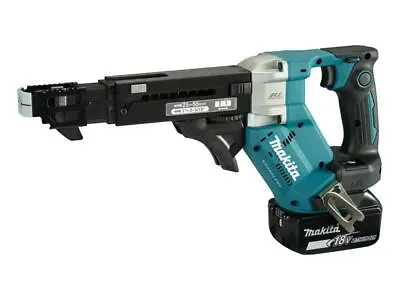  Makita LXT Auto Feed Screwdriver 18V 2 X 5.0Ah Li-ion Push Drive Tech DFR551RTJ • £487.76