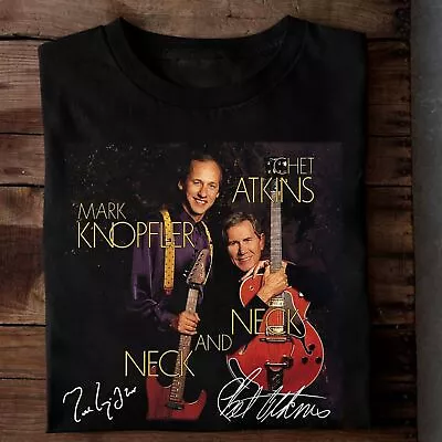 New Popular Mark Knopfler Shirt Chet Atkins Cotton Black All Size Shirt 1N3951 • $18.99