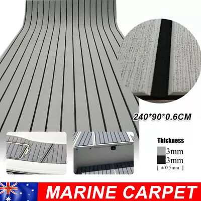 $62.95 • Buy EVA Boat Flooring Marine Carpet Teak Decking For Yacht Deck Light Grey 90×240cm