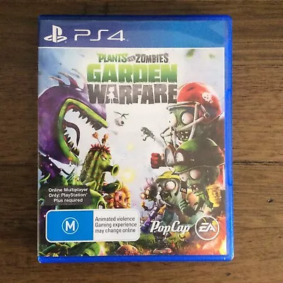 Plants Vs Zombies Garden Warfare Game PS4  PlayStation 4 Rated M • $12.60