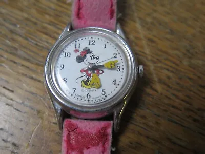 Lorus V515-6080 A1 Minnie Mouse Watch *RARE* Vintage Disney NON RUNNING WATCH AS • $4