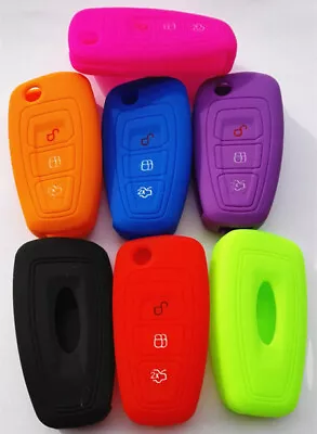 Silicone Car Flip Key Cover Suit Ford Ranger Focus Fiesta Mondeo 2012 2013 • $8.99