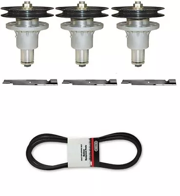 $349.03 • Buy Exmark Lazer Z 60 Deck Rebuild Kit  Spindles, Blades, & Belt 