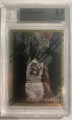 1996-1997 Topps Finest Michael Jordan Gold With Coating BGS 8.5 #291 • $340