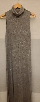 WOMENS N: PHILANTHROPY Gray SLEEVELESS Side SLIT MAXI DRESS ~ SIZE M • $15