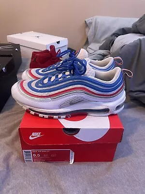 Nike Air Max 97 NBA All Star New Jersey Men's Sneakers Shoes 921826-404 Sz 9.5 • $69.99