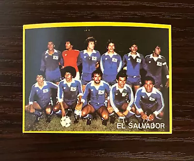 1982 El Salvador Team W/ Magico Gonzalez Danone Futbol Acc. World Cup Sticker GD • $75