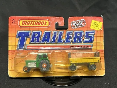 Matchbox Twin Pack TP-108 Green Ford Tractor And Hay Trailer - NIP • $55.76