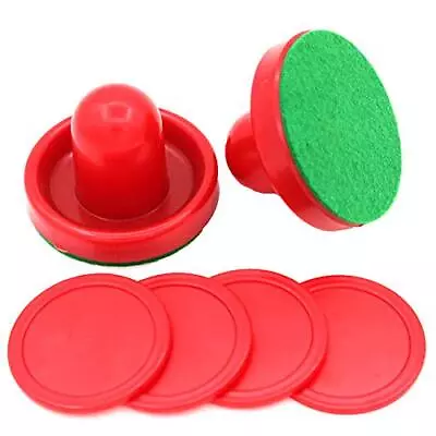 Air Hockey Pushers And Pucks Set For Table Games 2 Pushers And 4 Pucks • $15.55