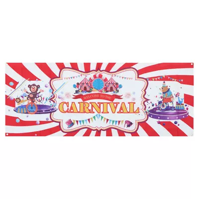  Circus Backdrop Banner Mexican Banners Welcome To The Carnival Halloween • £9.68