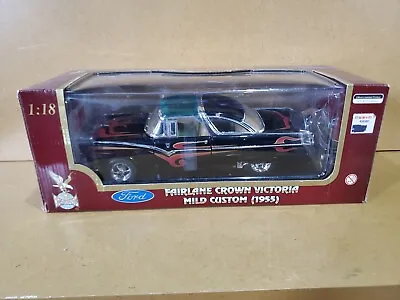 1955 Ford Fairlane Crown Victoria Mild Custom - Road Legends - 1:18 Diecast Car • $18