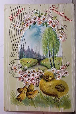 Easter Greetings Postcard Old Vintage Card View Standard Souvenir Postal Post PC • $0.50