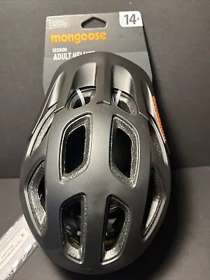 Mongoose Session Adult Bicycling Helmet - Black • $26.97