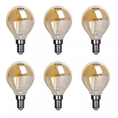 YDJoo G45 LED Globe Filament Bulb E14 2W Dimmable Edison Filament • $28.70