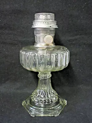 Aladdin 1934 Cathedral Model 107 Clear Beta Crystal Kerosene Oil Lamp Mdl. B • $79.95