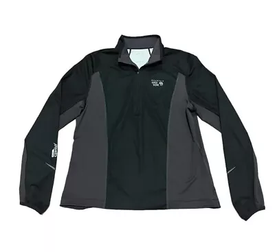 Mountain Hardware 1/4 Zip Jacket Mens Size Large Airshield Active Softshell • $24