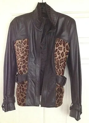 $150 • Buy Vakko Ladies Leather Coat Jacket Sz. Small - Lamb & Baby Calf