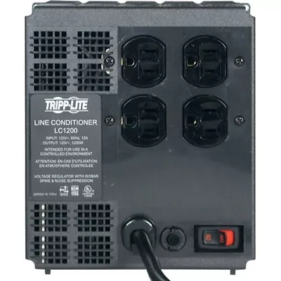 Tripp Lite 1200W 120V Power Conditioner With Automatic Voltage Regulation (AVR) • $120