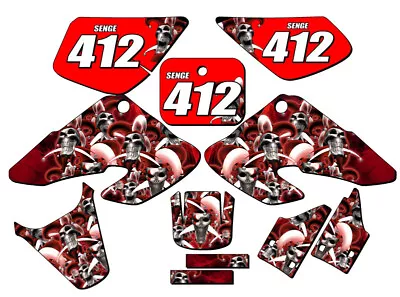 2000-2003 XR 50 JESTER Red Senge Graphics Kit Compatible With Honda • $59.99