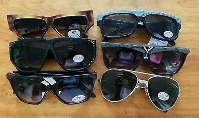Lot Of 6 New Old Stock Vintage Sunglasses Eyewear Frames 80s Retro Unisex Rad • $19.99