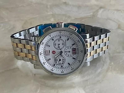 Michele Lg Sport Sail 42mm MW01K00C9018 Two Tone Stainless Steel  / Y Gold Watch • $581.25