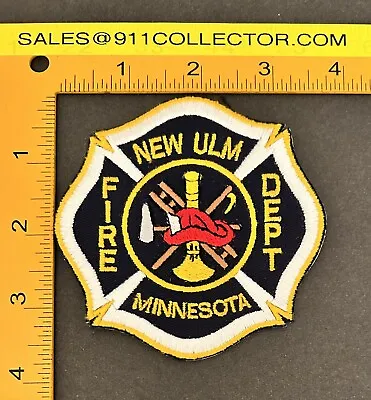 Minnesota Mn New Ulm Fire Dept Patch Brown County • $9.99