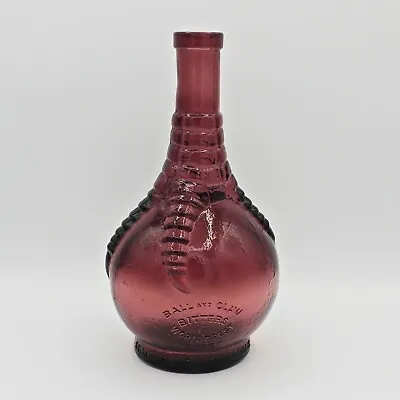 Wheaton NJ Glass Ball And Claw Bitters Bottle Purple Indian Specialty 9  Empty • $30