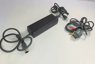 Microsoft Xbox 360 203W AC Adapter Power Brick DPSN-186CB A W/AV HD Cable OEM • $19.97