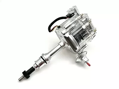 SB Ford HEI Distributor 221 260 289 302 V8 Small Block SBF 65K V Coil Clear Cap  • $59.95