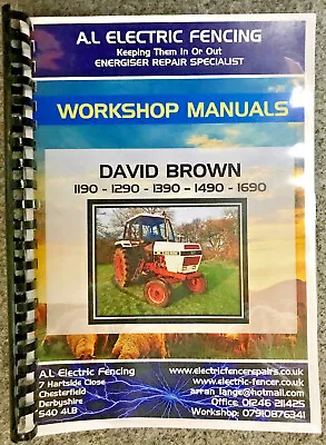 David Brown Workshop Repair Manual 90-94 Series - FREE NEXT DAY DELIVERY • £24.99