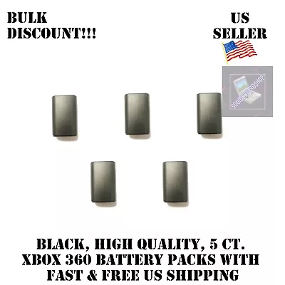 5x Black Battery Replacement For Xbox 360 Controller Case Shell Pack Cover US • $7.99