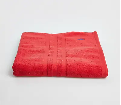 POLO RALPH LAUREN Red  Bath Towel 140x70cm 100% Cotton • £39.99