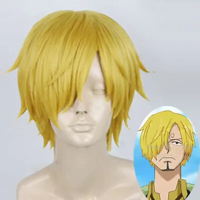 Anime One Piece Cosplay Wigs Sanji Wig Short • $16