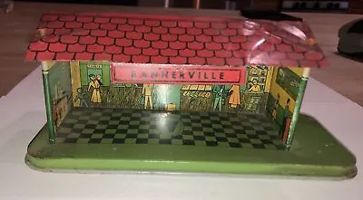 Vintage 1950s Banner Toys Bannerville Train Passenger Station O Gauge Marx Rare • $69.99