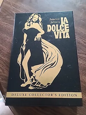 La Dolce Vita DVD 3-Disc Set Deluxe COLLECTOR'S Edition Photos Booklet Poster • $20