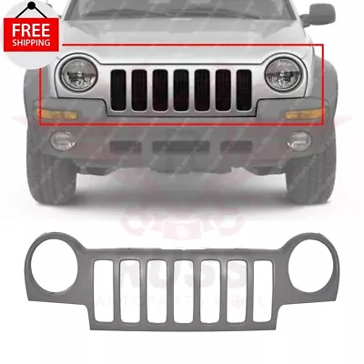 New Front Face Bar Grille Shell Assembly Fits 2002-2004 Jeep Liberty CH1200232 • $97.05